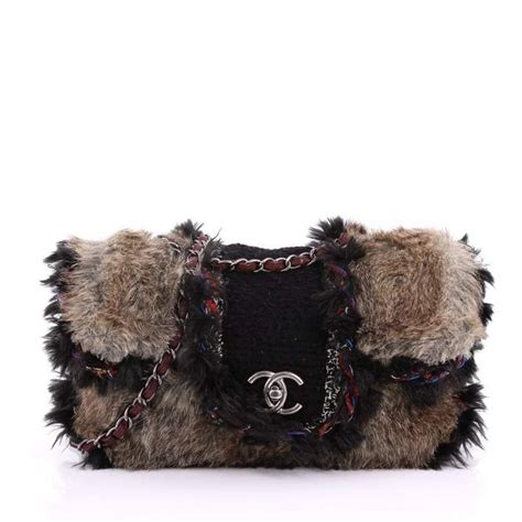 chanel brown fur bag|chanel bags online shopping.